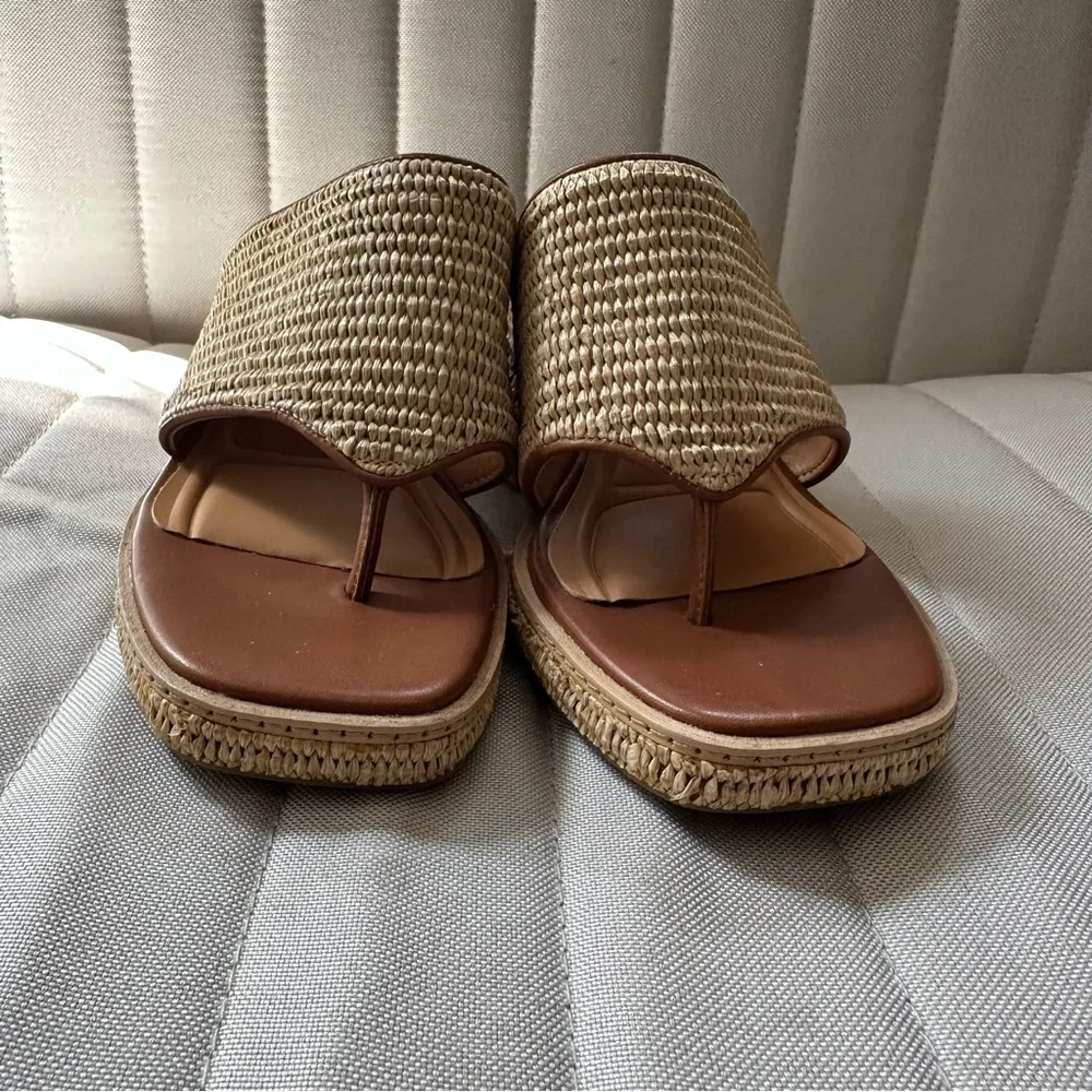 SARTO‎ • Ferrara Platform Sandal in Natural